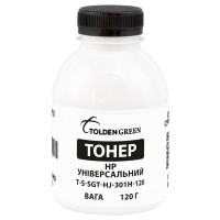 Тонер HP універсальний флакон, 120 г GoldenGreen (TSM-HJ-301H-120)