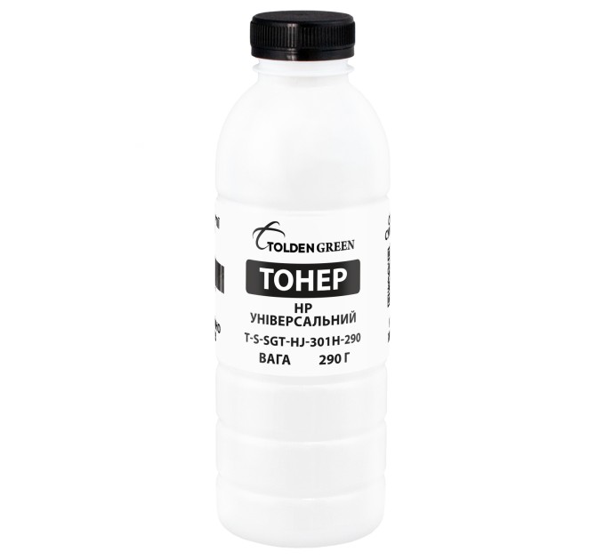 Тонер HP універсальний флакон, 290 г GoldenGreen (TSM-HJ-301H-290)