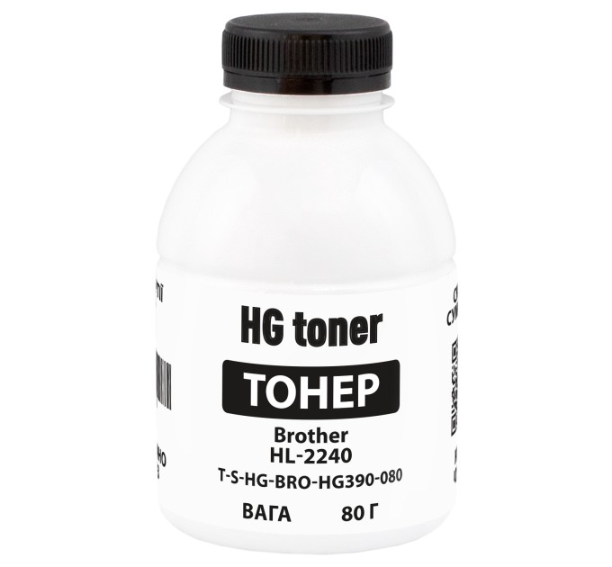 Тонер Brother HL-2240 флакон, 80 г HG toner (TSM-HG390-080)