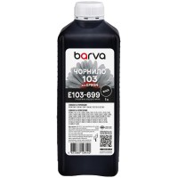 Чорнило для Epson 103 BK спеціальне 1 л, водорозчинне, чорне Barva (E103-699)
