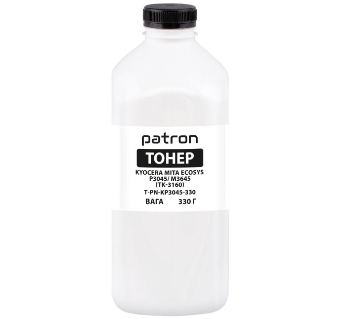 Тонер Kyocera Mita Ecosys P3045/M3645 флакон, 330 г Patron (PN-KP3045-330)