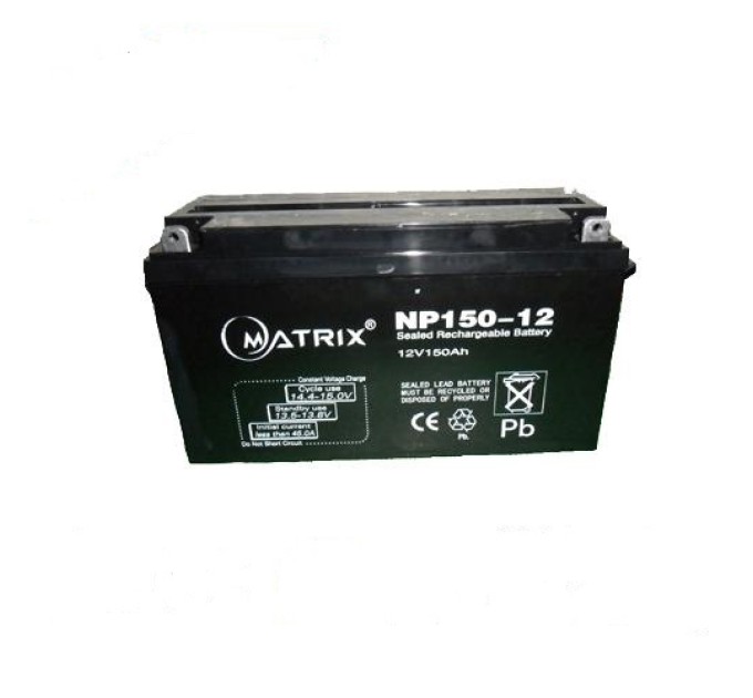 Акумулятор для ДБЖ 12В, 150 Aг Matrix (NP150-12)