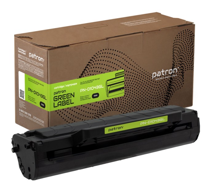 Картридж сумісний Samsung MLT-D1043S (ML-1661) Green Label Patron (PN-D1043GL)