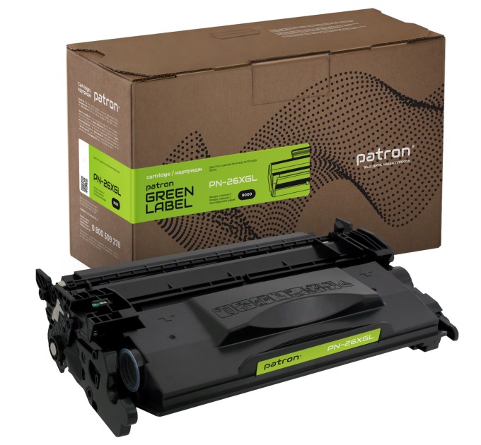 Картридж сумісний HP 26X (CF226X) Green Label Patron (PN-26XGL)