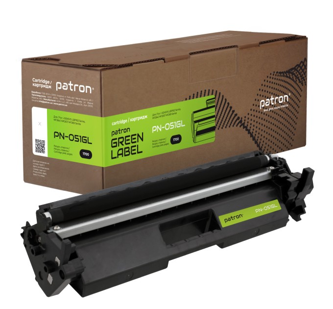 Тонер-картридж сумісний Canon 051 Green Label Patron (PN-051GL)