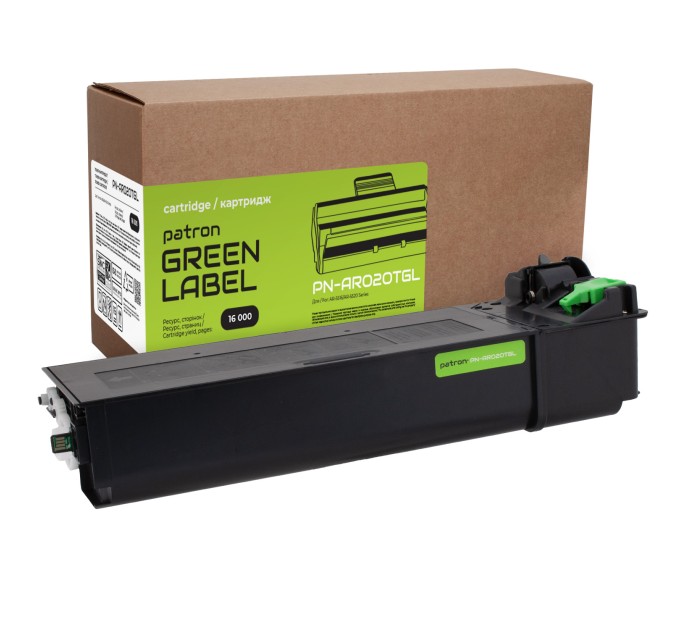 Тонер-картридж сумісний Sharp AR-020T/AR-020LT Green Label Patron (PN-AR020TGL)