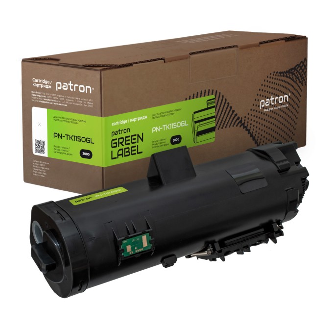 Тонер-картридж сумісний Kyocera Mita TK-1150 Green Label Patron (PN-TK1150GL)