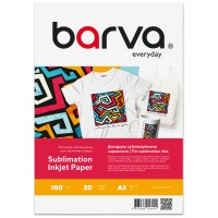 Папір для сублімаційного друку 100 г/м2, A3, 20 л Everyday Barva (IP-TSE100-329)