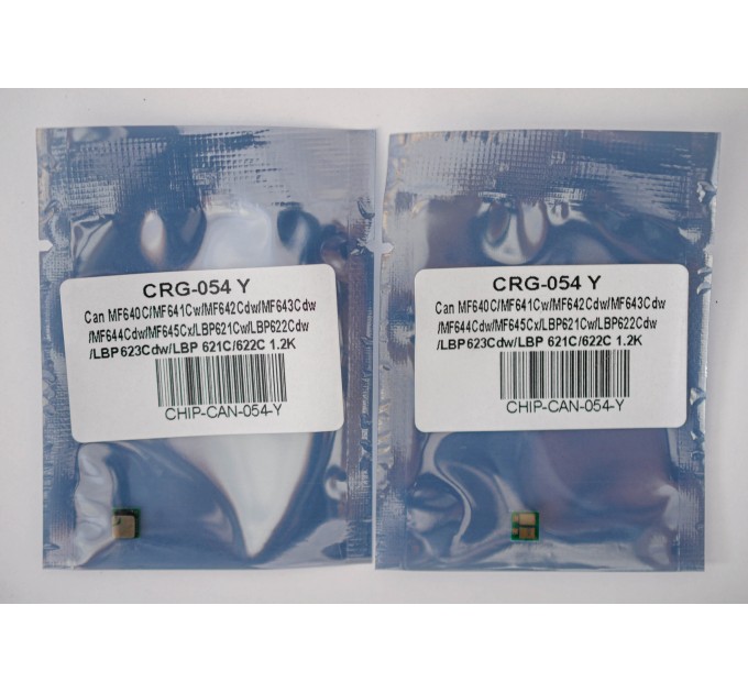 Чип Canon 054 1,2K, жовтий Everprint (CHIP-CAN-054-Y)