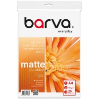 Фотопапір матовий 190 г/м2, A4, 20 арк Everyday Barva (IP-AE190-290)