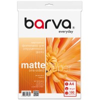 Фотопапір матовий 190 г/м2, A4, 100 арк Everyday Barva (IP-AE190-292)