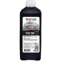 Чорнило для Epson 110 BK спеціальне 1 л, пігментне, чорне Barva (E110-726)