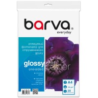 Фотопапір глянцевий 180 г/м2, A4, 20 арк Everyday Barva (IP-CE180-281)