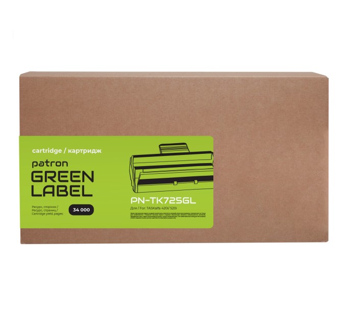 Тонер-картридж сумісний Kyocera Mita TK-725 Green Label Patron (PN-TK725GL)