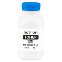 Тонер XER Ph 6500 флакон, 40 г, блакитний Patron (PN-XP6500-C-040)
