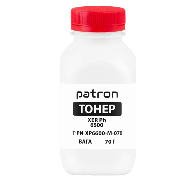 Тонер XER Ph 6600 флакон, 70 г, пурпуровий Patron (PN-XP6600-M-070)