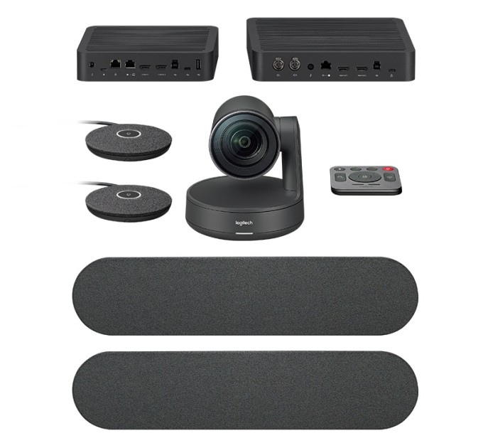Веб-камера Rally Plus, Dual Spraker, Conference Cam, чорна Logitech (960-001224)