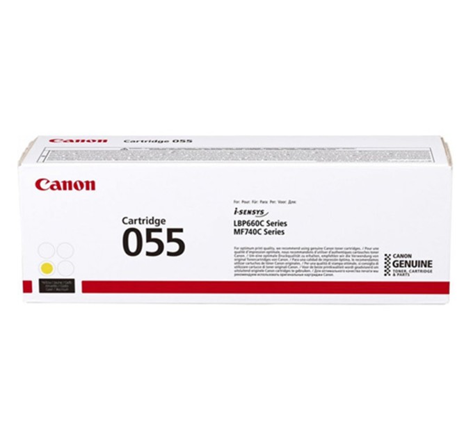 Картридж 055 жовтий Canon (3013C002)