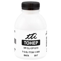 Тонер HP CLJ CP1215 флакон, 50 г, чорний TTI (TSM-T720-1-050)