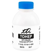 Тонер HP CLJ CP1215 флакон, 50 г, блакитний TTI (TSM-T719-1-050)
