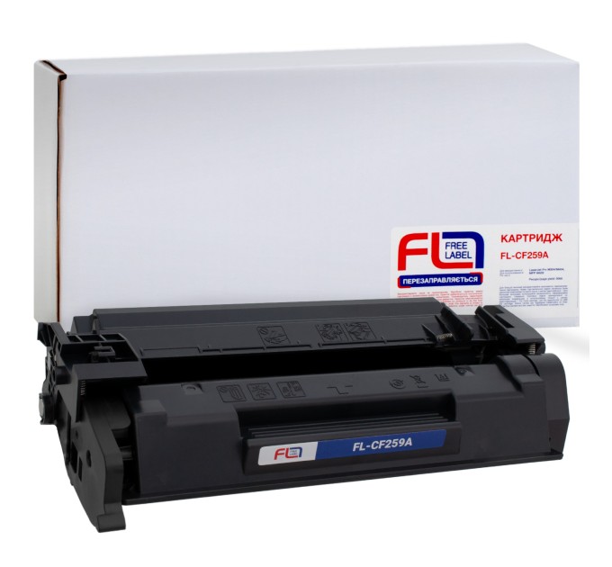 Картридж сумісний HP 59A (CF259A) Free Label (FL-CF259A)