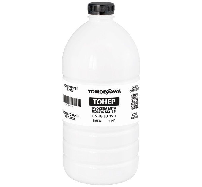 Тонер Kyocera Mita Ecosys M2135 флакон, 1 кг Tomoegawa (TSM-ED-15-1)