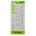 Фільтр мережевий 5 розеток, 10 м, чорний, 3*1мм2 Patron (SP-10510)