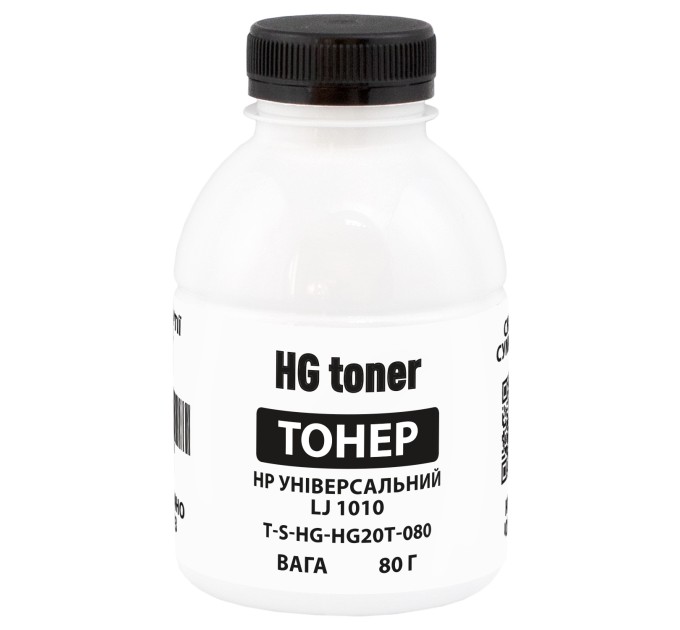 Тонер HP універсальний LJ 1010 флакон, 80 г HG toner (TSM-HG20T-080)