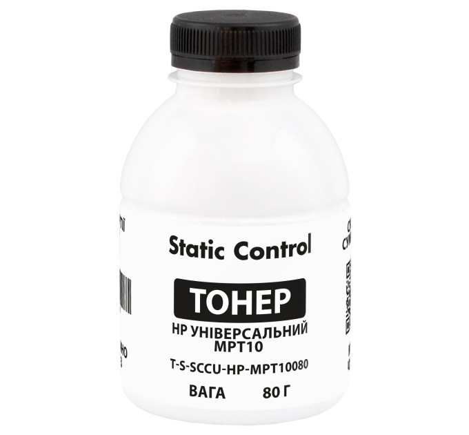 Тонер HP універсальний MPT10 флакон, 80 г SCC (TSM-MPT10-080)