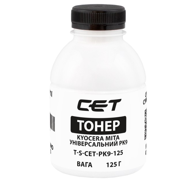 Тонер Kyocera Mita універсальний PK9 флакон, 125 г CET (TSM-PK9-125)