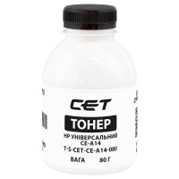 Тонер HP універсальний CE-A14 флакон, 80 г CET (TSM-CE-A14-080)