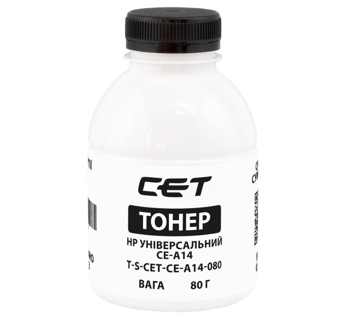 Тонер HP універсальний CE-A14 флакон, 80 г CET (TSM-CE-A14-080)