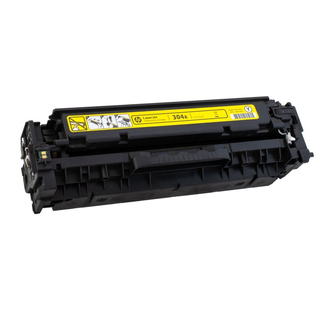 Картридж HP 304A (CC532A)/Canon 718 жовтий порожній (CC532A-Y-EV)