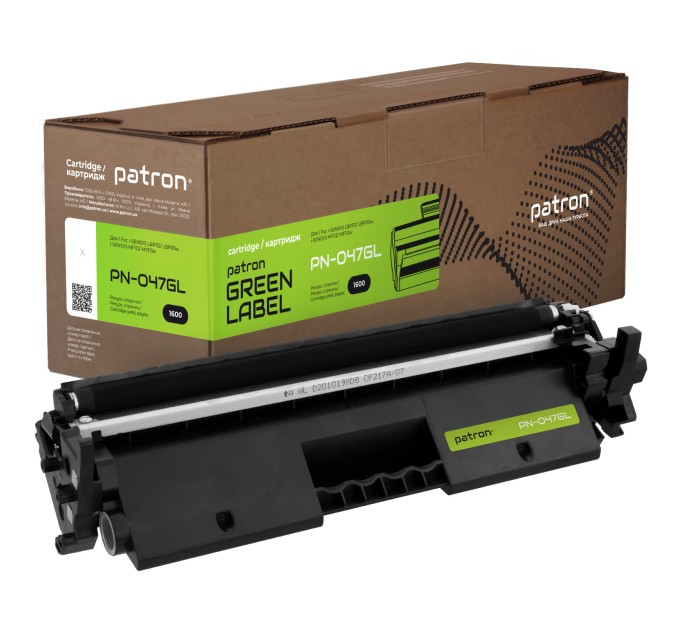 Тонер-картридж сумісний Canon 047 Green Label Patron (PN-047GL)