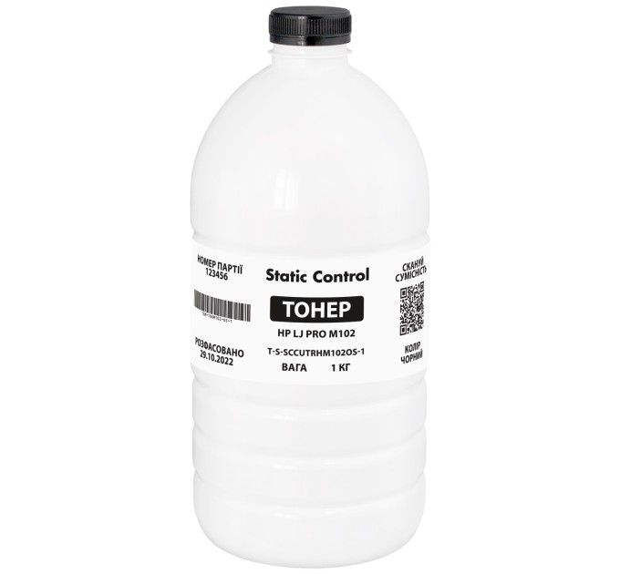 Тонер HP LJ Pro M102 флакон, 1 кг SCC (TSM-TRHM102-OS-1)