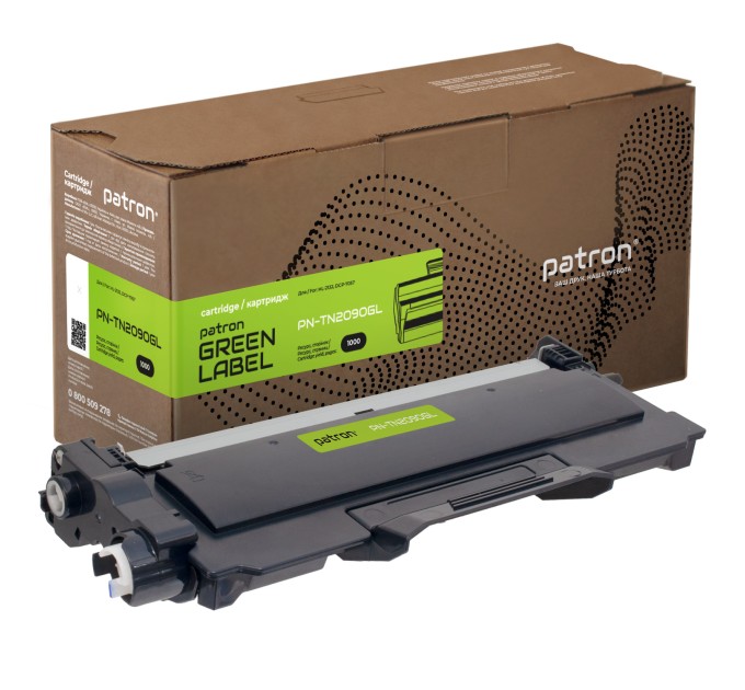 Тонер-картридж сумісний Brother TN-2090 Green Label Patron (PN-TN2090GL)