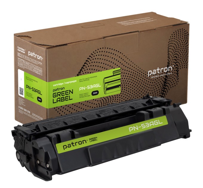 Картридж сумісний HP 53A (Q7553A) Green Label Patron (PN-53AGL)
