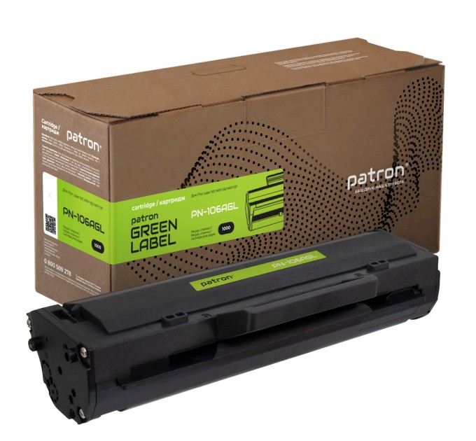 Картридж сумісний HP 106A (W1106A) Green Label Patron (PN-106AGL)