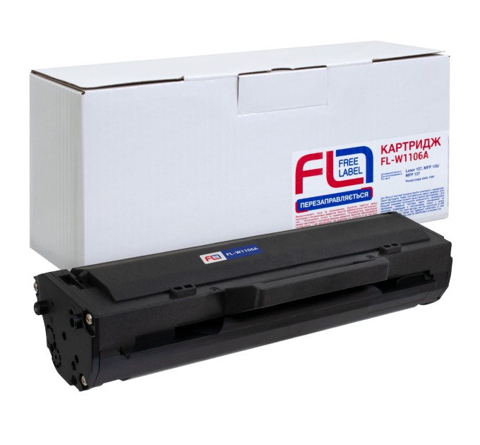 Картридж сумісний HP 106A (W1106A) Free Label (FL-W1106A)