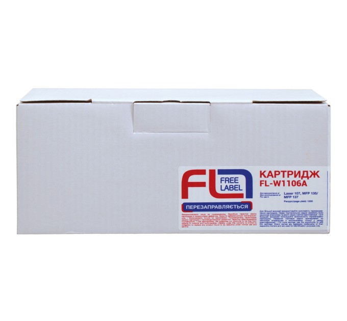Картридж сумісний HP 106A (W1106A) Free Label (FL-W1106A)