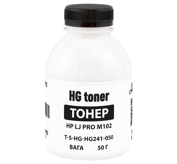 Тонер HP LJ Pro M102 флакон, 50 г HG toner (TSM-HG241-050)