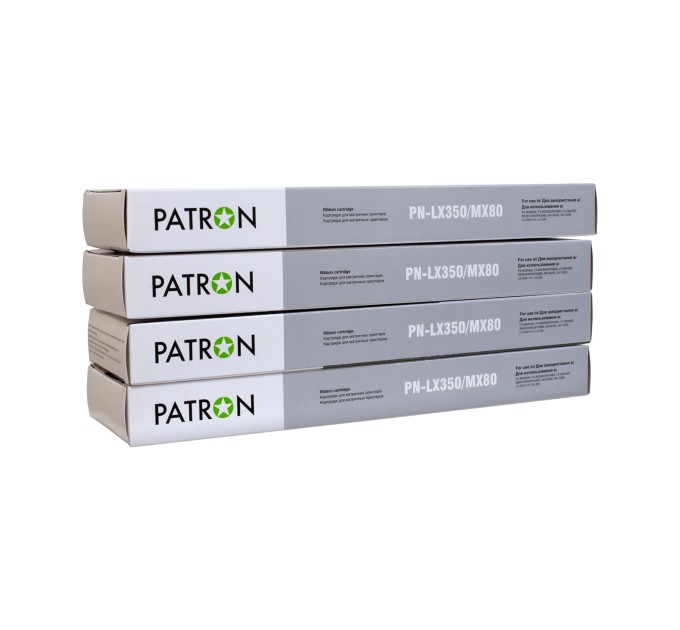 Картридж сумісний Epson MX-80 чорний (комплект 4 шт) Patron (PN-MX80-4)