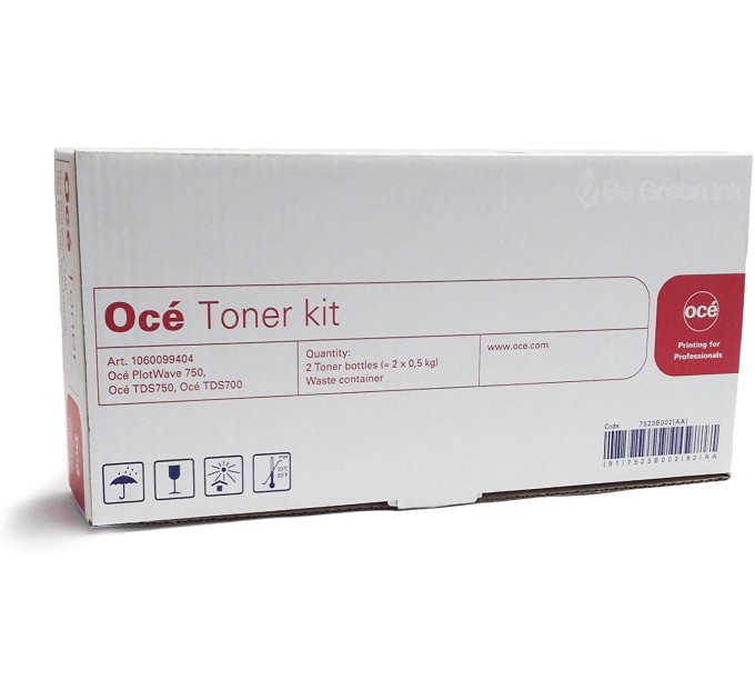 Тонер-картридж TDS700/PLOTWAVE750, 2x500 г OCE (1070066265/1060047449/1060099404/6362B001)