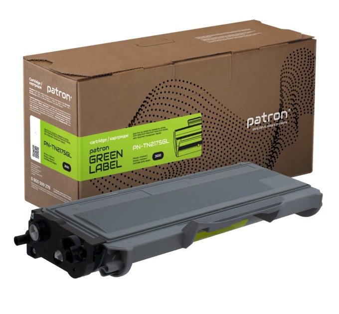 Тонер-картридж сумісний Brother TN-2175 Green Label Patron (PN-TN2175GL)