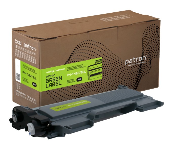 Тонер-картридж сумісний Brother TN-2275 Green Label Patron (PN-TN2275GL)
