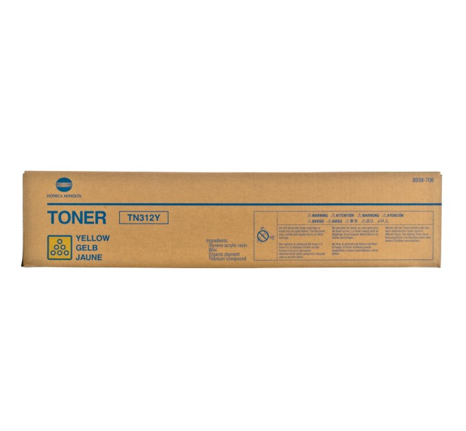 Тонер-картридж TN-312Y жовтий Konica Minolta (8938-706)