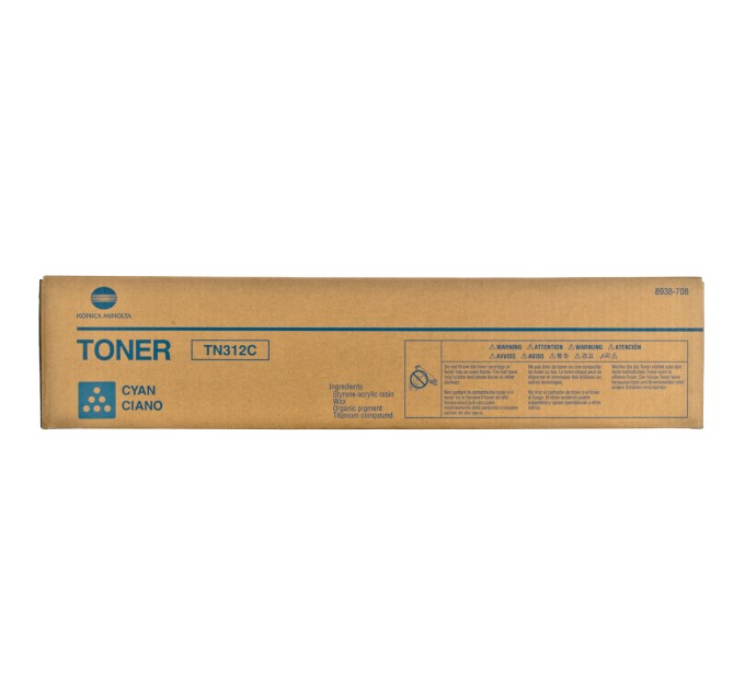 Тонер-картридж TN-312C блакитний Konica Minolta (8938-708)
