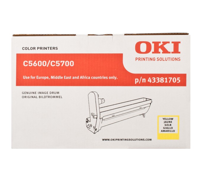 Драм-картридж C56_57 жовтий Oki (43381705)