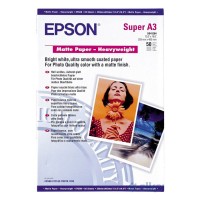 Фотопапір Matte Paper-Heavyweight A3+, 50 арк Epson (C13S041264)