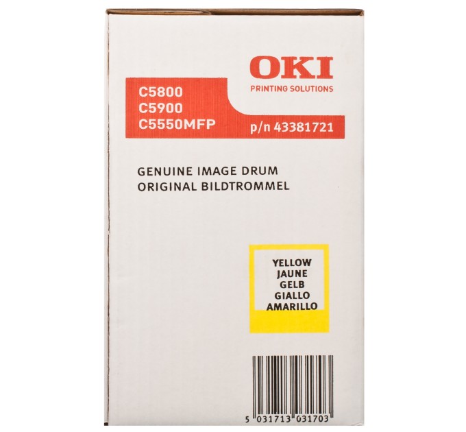 Драм-картридж C58_59 жовтий Oki (43381721)